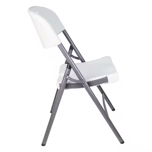 Silla Plegable de Plástico Blanca Portátil al por Mayor para Bodas, Fiestas, Eventos, Sillas de Comedor, Silla Plegable de Plástico para Comedor - Product Image 5
