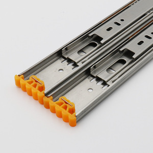 Furniture Kitchen Cabinet Iron Full Extension 3 Fold Ball Bearing Telescopic Channel <b>Drawer</b> Slide Popular Creative Design - Product Image 3