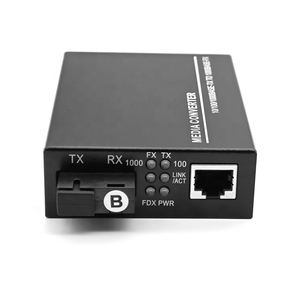 1 Port 1*9 SC Optik Gigabit SM 1310/1550nm Tek Modlu Tek Fiber Medya Dönüştürücü Optik Ağ Anahtarı - Product Image 5
