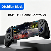 Kontroler Game Teleskopik BSP-D11 dengan Lampu RGB, Gamepad Peregangan untuk Ponsel Android IOS P3 P4 Switch