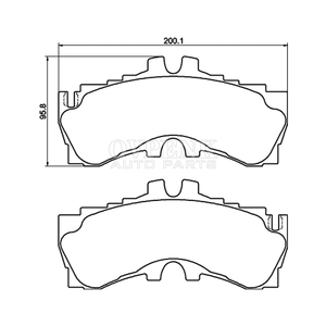 Pastillas de Freno Delanteras para LEXUS LC Coupe (_Z10_) 2016- LS (_<span class=keywords><strong>F5</strong></span>_) 2017- LC500 2018- 04465-11010 04465-48270 0446511011 D2062 Autopartes - Product Image 5