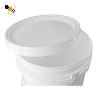 Seau à miel de qualité alimentaire de 6.6 gallons, kit de réservoir de miel de 25L