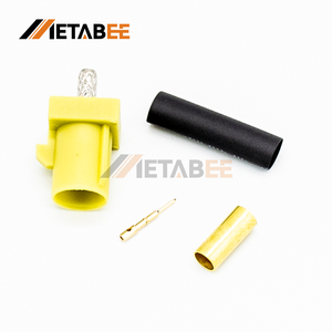 Connecteur à sertir Fakra K mâle pour câble coaxial RG316 RG174, transmission de données haute vitesse, <span class=keywords><strong>autoradio</strong></span> GPS - Product Image 2