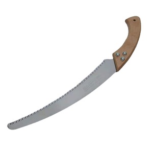 เลื่อยมือโค้ง 350 มม. พร้อมด้ามไม้ สำหรับตัดแต่งกิ่งไม้และงานไม้ ใช้ในสวน ใบมีดเหล็ก ความยาวรวม 580 มม. - Product Image 5