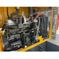 Chargeuse sur pneus robuste de 2 tonnes, moteur diesel, boîte de vitesses à commande PLC, puissance de 75 kW pour chantier, garantie 1 an, godet personnalisé