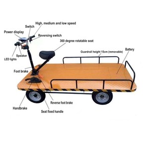 USA nóng bán kho hậu cần công ty nhà Máy vận chuyển hàng hóa tải điện nền tảng Cargo Carrier - Product Image 1