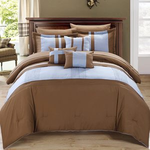 Bộ Chăn Bông Nhà Máy Bộ Ga Giường Sang Trọng Bộ Ga Trải Giường Màu Đen Và Đỏ Cổ Điển Của Khách Sạn Bằng Polyester Hoặc Cotton - Product Image 5