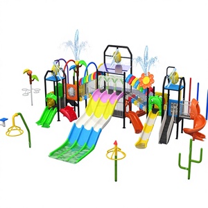 Tobogán de Agua de Fibra de Vidrio para Niños, Uso Comercial en Interiores/Exteriores, Productos de Entretenimiento para Proyectos Comunitarios - Product Image 1