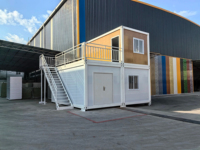 Maison conteneur modulaire en acier pliable, construction rapide, petite maison de camping, bureau conteneur pliable, maisons préfabriquées, maison en boîte
