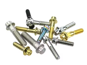 Chrome Nickel Zinc Plated M7 * 32mm M7 * 24mm Acero inoxidable ISO Estándar M4 Hex Brida <span class=keywords><strong>de</strong></span> 12 puntos Perno <span class=keywords><strong>de</strong></span> <span class=keywords><strong>llanta</strong></span> dividido Tornillos <span class=keywords><strong>de</strong></span> cubo <span class=keywords><strong>de</strong></span> rueda - Product Image 3
