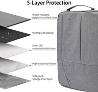 Tas lengan Laptop untuk MacBook Pro, 16 inci 2023-2019 M2 A2780 M1 A2485 tas Notebook untuk Macbook Pro Retina 15.4 "A1398