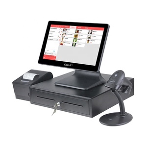 Nhà Máy Nhà sản xuất Nhà cung cấp Nhà hàng 15.6inch màn hình cảm ứng hệ thống POS Tiền mặt đăng ký tất cả trong một POS thiết bị đầu cuối cho <span class=keywords><strong>Windows</strong></span> 10 - Product Image 1