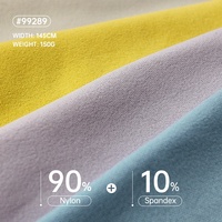 Tela Funcional Ligera de Nailon y Spandex de 150 g/m², Alta Elasticidad, Tacto Suave Mate, Antibacteriana, Agradable al Tacto, para Ropa de Yoga