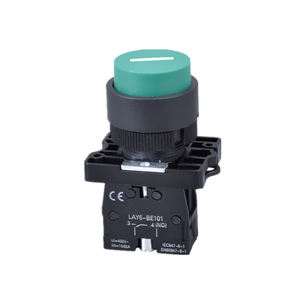 Interrupteur à bouton en plastique et aluminium IP65 10A pour les tests et la validation des boîtiers de prototypes - Product Image 1