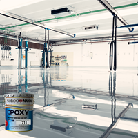 Primaire époxy Noroo-Nanpao 711 à haute adhérence, scellant pour béton, revêtement liquide industriel bicomposant pour usage en quincaillerie au Vietnam