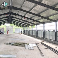 Nave Avícola Prefabricada de Acero de Alta Calidad y Bajo Costo, Diseño de Gallinero, Establos para Pollos