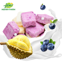 SABAVA 38g Sachet de chips de yaourt aux fruits mélangés lyophilisés (myrtille et durian)