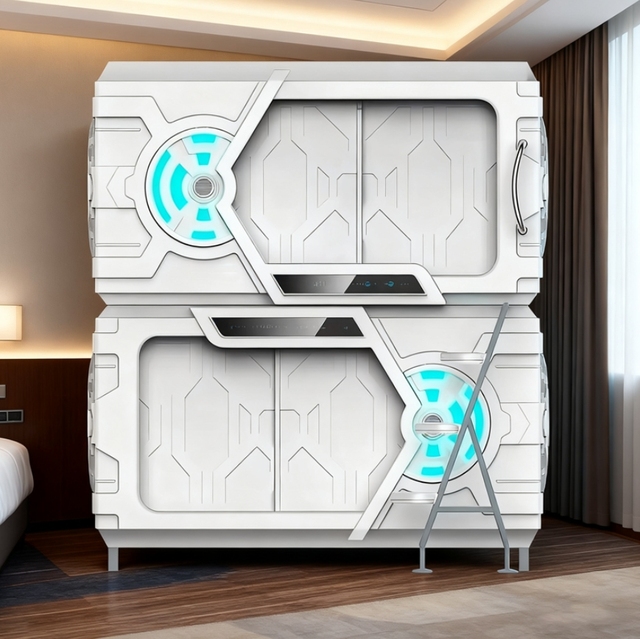 Modern Design Hotel Furniture Smart Double Capsule Sleeping Pods Sleeping Boxes Space Cabin Beds