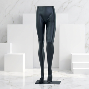 Mannequin femme noir en fibre de verre pour affichage de jeans, buste de femme, demi-corps pour pantalons - Vente en gros - Product Image 6