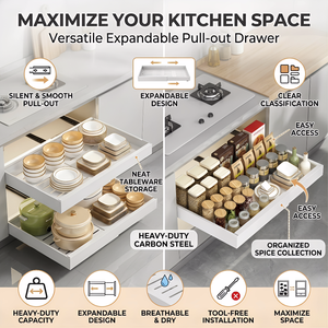 Estante de Cocina Moderno de Metal, Acero al Carbono, Multifuncional, Extraíble, <span class=keywords><strong>para</strong></span> Almacenamiento de Platos, <span class=keywords><strong>Especias</strong></span>, <span class=keywords><strong>para</strong></span> Uso en el Fregadero - Product Image 5