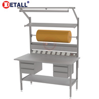 Mesa de Trabajo ESD Profesional para Reparación de Celulares, Nueva, para Uso en Almacén, Componentes Centrales del Motor, Acero Laminado en Frío, Larga Vida Útil