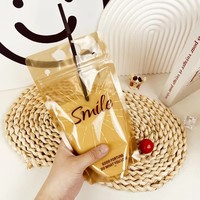 Pochette à boisson transparente personnalisée avec fermeture éclair et bec verseur à vis 16 oz – Sac d'emballage liquide pour lait, café, jus et autres boissons