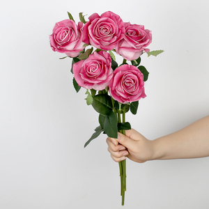Rosas Artificiales de PU en Tonos de Ensueño al por Mayor con Tacto Real y Soporte para Colores Personalizados, Perfectas para Decoración de Bodas y Hogar - Product Image 6