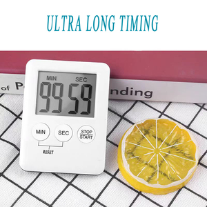 Temporizador de Cocina Digital Multifuncional SW con Pantalla LCD Grande, <span class=keywords><strong>Cuenta</strong></span> <span class=keywords><strong>Regresiva</strong></span> de 24 <span class=keywords><strong>Horas</strong></span>, Cronómetro, Material Plástico, Herramientas de Aprendizaje de Cocina - Product Image 6