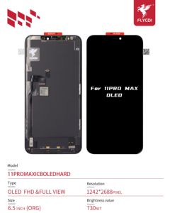 Écran LCD pour téléphone portable FLYCDI pour iPhone 11 Pro Max, écrans LCD OLED pour <span class=keywords><strong>X</strong></span> XS 11 12 12Pro 13, écran tactile ORG, remplacement LCD - Product Image 3