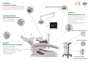 Nuova promozione-unità dentale/attrezzatura medica dentale/prezzo poltrona odontoiatrica - Product Image 2