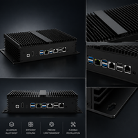 PC Mini Industri Tanpa Kipas Inter Core I3 I5 N95 Otomatisasi Pabrik Sistem Komputasi Tepi Sistem POS Digital Signage