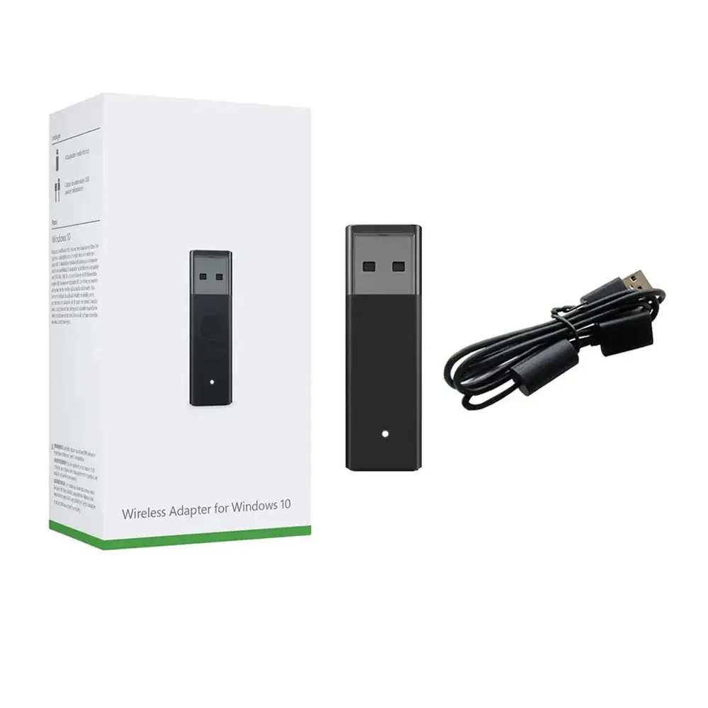 ตัวรับสัญญาณ USB ไร้สายสำหรับ Xbox One Elite Series S X คอนโทรลเลอร์อะแดปเตอร์สร้าง2ND สำหรับ Windows PC 10แล็ปท็อปอะแดปเตอร์ Gamepad