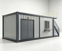 Unité modulaire préfabriquée isolée en kit pour bureau de chantier / poste de sécurité / entrepôt de chantier