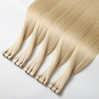 Extensions de cheveux naturels sans couture, double épaisseur, options invisibles à bandes adhésives, option de bandes adhésives classiques pour une application facile Les Perruques