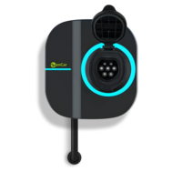 Neue Smarte 16A EV-Ladestation 11KW Wallbox mit APP/WIFI/RFID Typ 2 Buchse IP66-Schutz