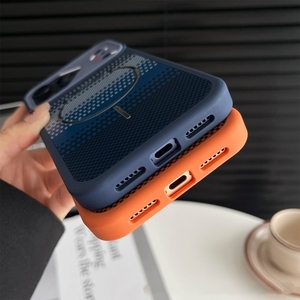 High quality Carbon fiber texture Magnetic Mobile phone case for <b>iPhone</b> 17 16 15 <b>14</b> <b>pro</b> <b>max</b> Frosted <b>Camera</b> protection cover back - Product Image 5