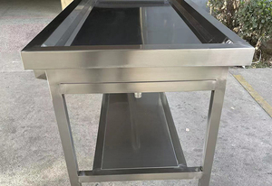 Mesa de Cirugía Profesional para Hospital Veterinario DM, Mesa de Operaciones para Animales de Acero Inoxidable para Clínica Veterinaria, Instrumento Veterinario - Product Image 3