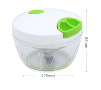 Multifunctionele Handmatige Groentesnijder Ui Knoflook Mini Voedsel Chopper Handmatige Vleesmolen Groente Fruit Twist Shredder
