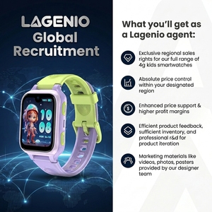 นาฬิกาสมาร์ทโฟน LAGENIO 4G พร้อ<span class=keywords><strong>ม</strong></span>ซิ<span class=keywords><strong>ม</strong></span>การ์ด GPS+LBS+WIFI ติดตามตำแหน่ง IP68 หน่วยควา<span class=keywords><strong>ม</strong></span>จำ 1+8GB วิดีโอคอล หน้าจอ 1.78 นิ้ว แบตเตอรี่ 700mAh <span class=keywords><strong>ม</strong></span>าตรฐาน CE RoHS นาฬิกาสมาร์ทวอทช์สำหรับเด็ก - Product Image 6