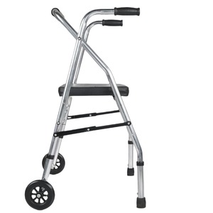 Guoyao Walking Aid Aluminum Alloy Folding <b>Rollator</b> With Seat For Elderly Mobility Support - Product Image 5