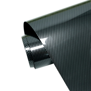 Film de protection automobile en fibre de carbone 6D argenté, auto-réparant, anti-UV, brillant, anti-rayures, en PVC pour carrosserie et pare-brise – Vente en gros - Product Image 1