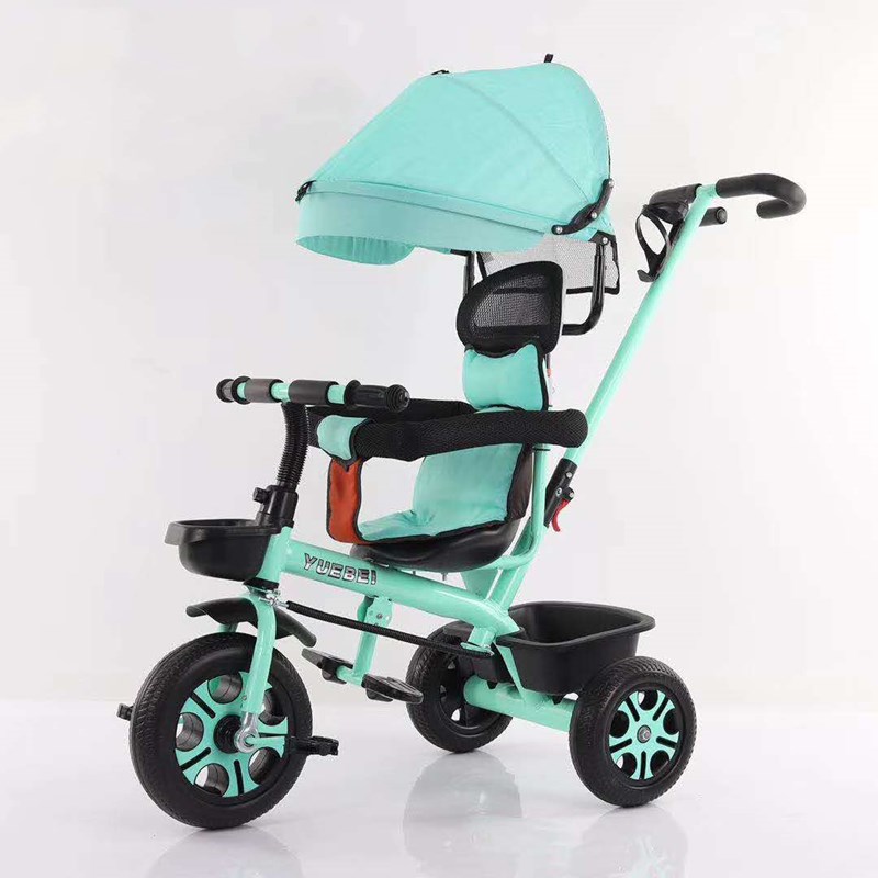 Enfants de tricycle pliable 1-6 ans vélo poussette bébé vélo