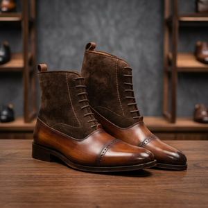 Chaussures Richelieu en cuir respirant Goodyear Welted de haute qualité pour hommes, imperméables, rehaussantes, idéales pour mariage - Product Image 3