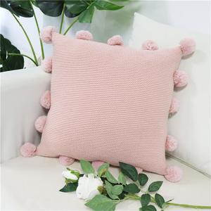 Housse <span class=keywords><strong>de</strong></span> coussin en Crochet, taie d'oreiller <span class=keywords><strong>de</strong></span> luxe tricotée, couleur rose, décoration <span class=keywords><strong>de</strong></span> la maison, nouveau, - Product Image 2
