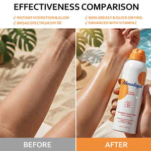 Private Label Vitamin C <strong>Sunscreen</strong> Spray SPF 50 <strong>Waterproof</strong> Antioxidant Body Sunblock Mist Non-Greasiness <strong>Sunscreen</strong> - Product Image 5