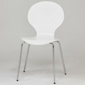 Chaise de salle à manger pour bébé au design moderne, mobilier de maison empilable en bois pour la cuisine - Product Image 1