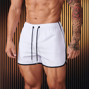 Pantalones Cortos Cargo para Hombre, Marca Americana de Moda, a Rayas, Cintura Media, Secado Rápido, para Verano, Correr, Entrenamiento, Playa, Casual - Product Image 1