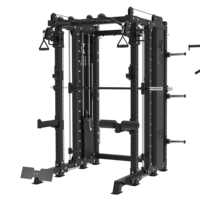 Équipement de musculation multifonctionnel en acier robuste, pile de poids de 200 kg, machine Smith et station de musculation multifonctionnelle Tianzhan Fitness TZ-Q1035