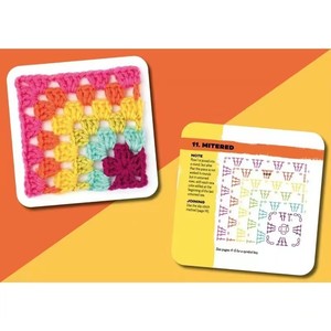 Bestseller : Jeu <span class=keywords><strong>de</strong></span> cartes Granny Square, tricot DIY, 50 modèles, coffret en papier - Product Image 3