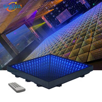 Sailwin scène lumières verre trempé magnétique infini miroir panneau 3d effet LED piste de danse pour la fête de mariage